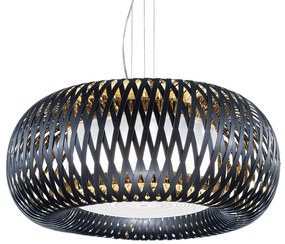 Lustra design Art Deco unicat realizat manual Kalatos negru/auriu