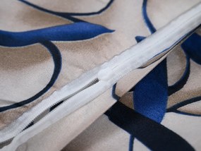 Lenjerie din microfibra FLORVINA bej Dimensiune lenjerie de pat: 70 x 90 cm | 140 x 220 cm