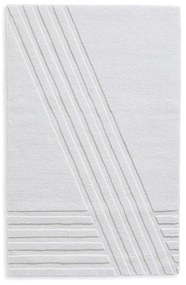 Covor Kyoto alb, mai multe dimensiuni - Woud Dimensiuni: 140 x 90 cm