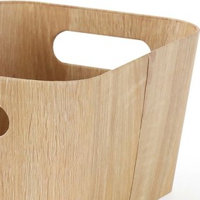 Set de 2 coșuri de depozitare Kitchisimo 31 × 23 × 16 cm, natur, L