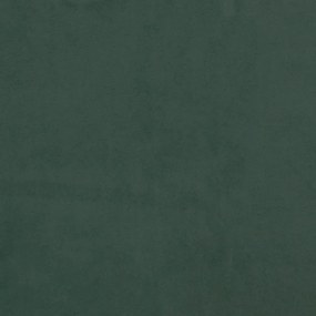 Cadru de pat cu tablie, verde inchis, 100x200 cm, catifea Verde inchis, 100 x 200 cm, Nasturi de tapiterie
