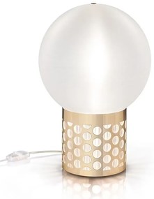 Veioza design Glam Retro realizata manual Atmosfera Medium Gold