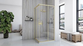 Cabină de duș Rea City 90x90 cm Gold