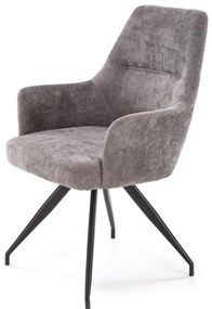 Scaun rotativ K542 stofa gri