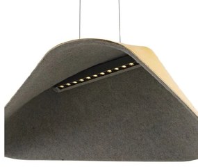 Lustra LED suspendata design modern Carbon crem