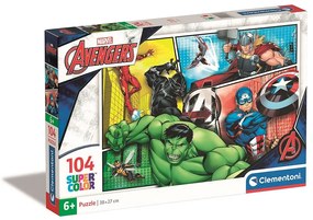 Avengers Comic Style Puzzle Clementoni de 104 piese