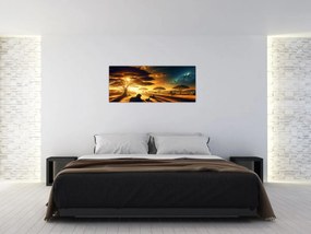 Tablou - Lei odihnindu-se (120x50 cm)