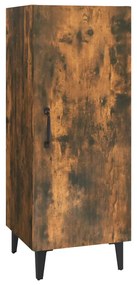 817405 vidaXL Servantă, stejar fumuriu, 34,5x34x90 cm, lemn prelucrat