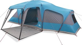 vidaXL Cort de familie cu dom verandă pentru 9 persoane, impermeabil