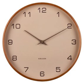 Karlsson 5993SB design ceas de perete bej, diametru 40 cm