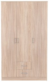 Dulap Miami 120x205 cm stejar sonoma-stejar sonoma