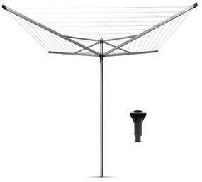 Uscator de rufe pentru exterior Brabantia TopSpinner 90300261, 40 m, Ancorare beton, Rezistent la coroziune, Inox