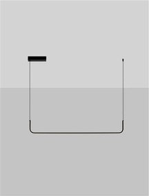 Lustra LED suspendata stil minimalist liniar STRITA L-101cm