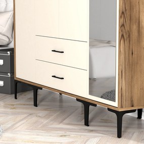 Dulap de haine Kiara STR (Nuc + Crem). 1088458
