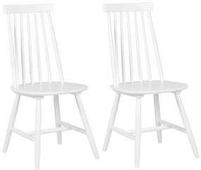 Set 2 buc. scaune pentru sufragerie Burank (alb). 1009961