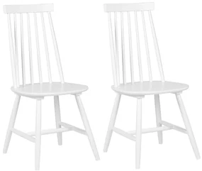 Set 2 buc. scaune pentru sufragerie Burank (alb). 1009961
