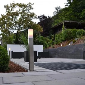 Lampă de perete exterioară modernă din oțel 80 cm IP44 - Malios