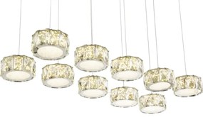 Lustră LED pe cablu Globo 49350-92H AMUR LED/92W/230V 4000K