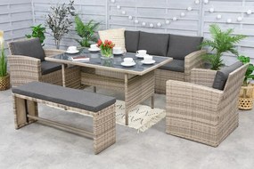 Mobilier de gradina Marseille Garden Point gri