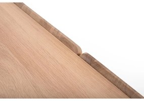 Comodă în culoare naturală din lemn de stejar 220x85x42 cm Dvor – Gazzda