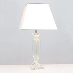 Lampă de cristal de masă Orion LA 4-1207 POKAL 1xE27/60W/230V crem/transparent