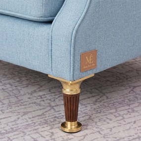 HOMCOM Scaun pentru Camera Copiilor în Material Textil Max. 65 kg 49x45x44cm Albastru | Aosom Romania