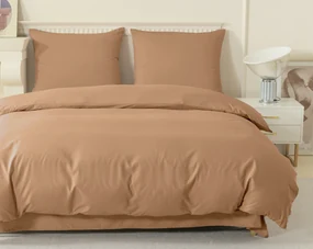 Lenjerie de pat din microfibra LANTA maro Dimensiune lenjerie de pat: 2 buc 70 x 90 cm | 200 x 220 cm