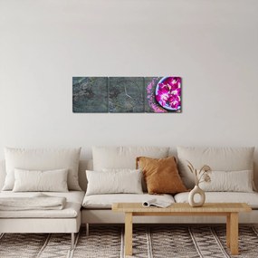 Tablou - Wellness (cu ceas) (90x30 cm)