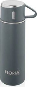 Termos Zilan ZLN0745 din inox, capacitate 500ml, 3 capace care pot fi folosite pe post de cana