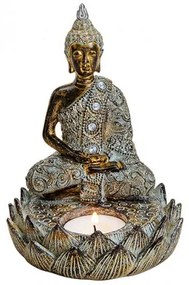 Suport lumanare buddha h15 cm