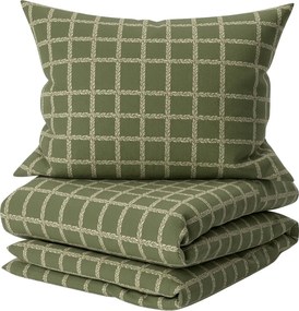 Lenjerie de pat din bumbac Renforce BLOMORA verde Dimensiune lenjerie de pat: 70 x 90 cm | 140 x 200 cm