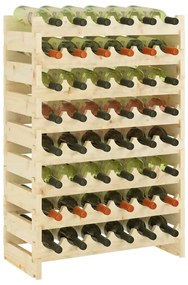 Suport de vinuri, 65x29x90 cm, lemn masiv de pin