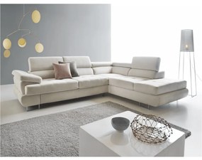 Set canapea, gri deschis, material textil, dreapta, BUTON P