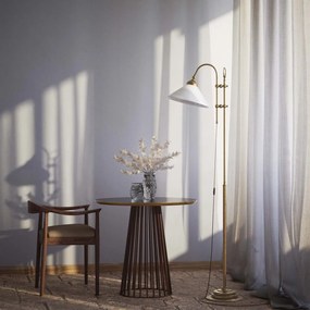 Lampa de podea stil clasic italian din alama Fiordo