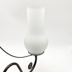 Lustră pe lanț Brilagi COTTAGE 5xE14/40W/230V maro/alb