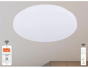 Plafonieră LED dimabilă OPAL LED/48W/230V Wi-Fi Tuya + telecomandă