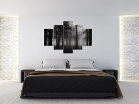 Tablou - Pădure în ceață (150x105 cm)