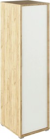 Dulap RIOMA TYP 20, stejar artisan/alb, DTD laminat, cu o usa, 50x55x1