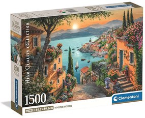 Orașe Steps to Harbor Puzzle-port 1500 de piese Clementoni