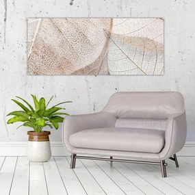 Tablou - Frunze bej (120x50 cm)