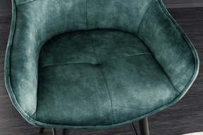 Set 2 scaune de bar Euphoria albastru petrol