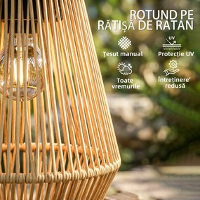 Outsunny efect împletit din ratan | Aosom Romania