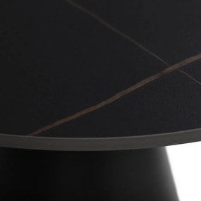 Set de măsuțe de cafe F4118 BK, marmură, 2buc.