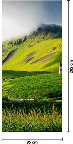 Fototapet pentru ușă - Peisaj montan (95x205cm)