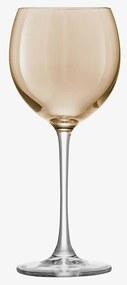 Pahare de vin, Polka, 400 ml, metalice, set 4 buc - LSA International