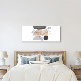 Tablou - Linie de artă flori N⁰2 (120x50 cm)