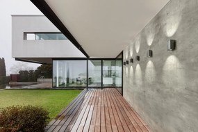 Aplica de perete exterior cu iluminat up-and-down IP54 LIVIO 2 neagra