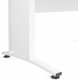 Birou alb PRIMA OFFICE fara sertar 80400