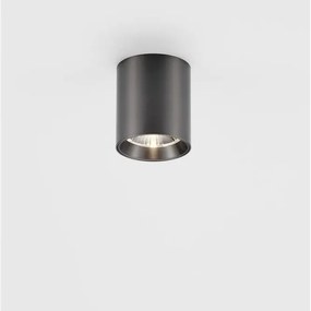 Spot aplicat LED design tehnic IRIS nickel negru