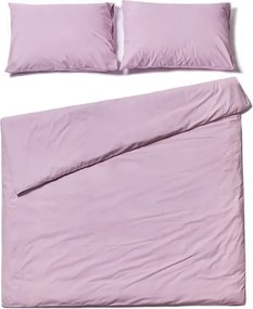 Lenjerie de pat din bumbac CALMORA violet deschis Dimensiune lenjerie de pat: 2 buc 70 x 90 cm | 160 x 220 cm